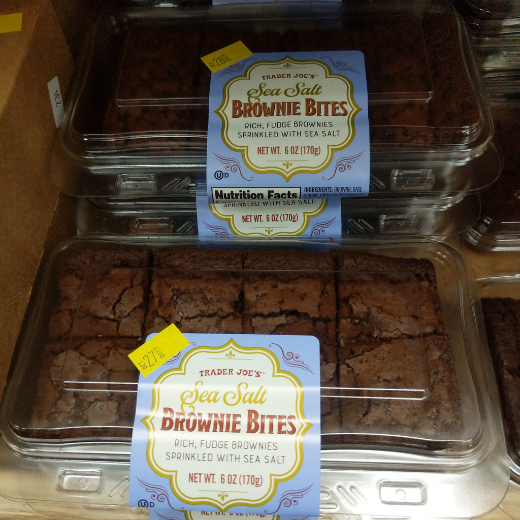 Trader Joe's Sea Salt Brownie Petites We'll Get The Food