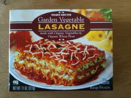Trader Joe's Garden Vegetable Lasagna (with Organic Vegetable and Organic Wheat) (Frozen)