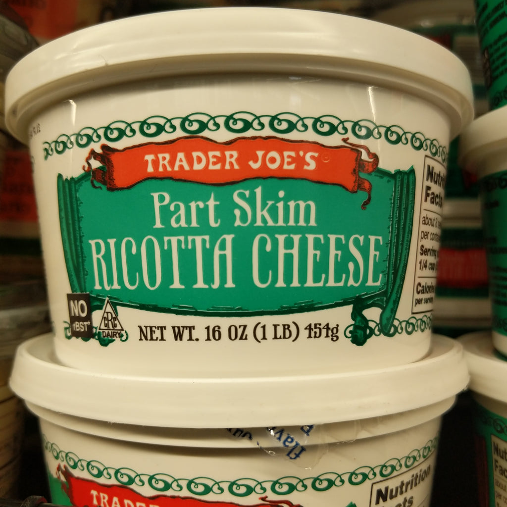 Trader Joe's Part Skim Ricotta Cheese We'll Get The Food