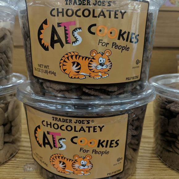 Trader Joe's Chocolately Cat Cookies (For Humans!)