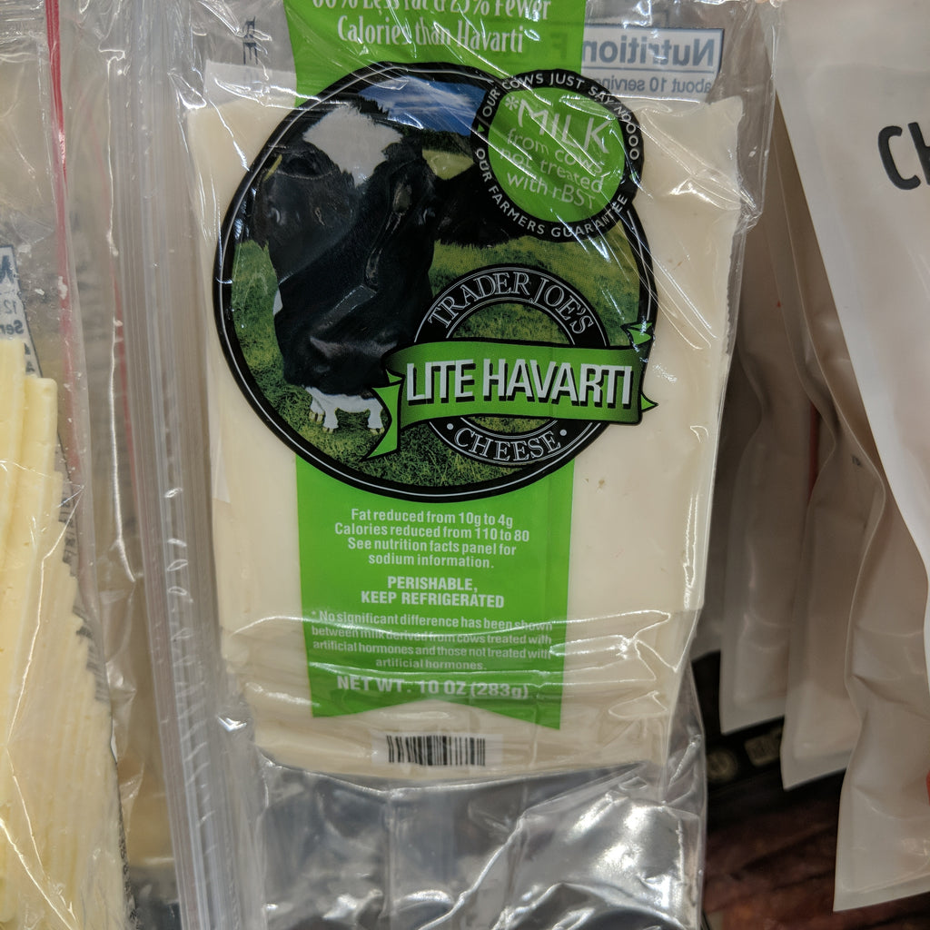 Trader Joe's Sliced Lite Havarti Cheese We'll Get The Food