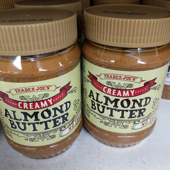 Trader Joe's Creamy Unsalted Almond Butter