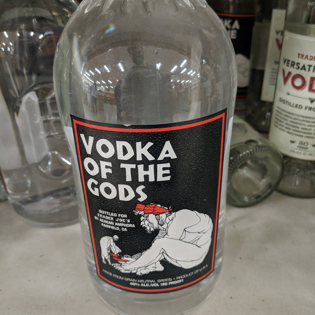 Trader Joe's Vodka Of The Gods We'll Get The Food