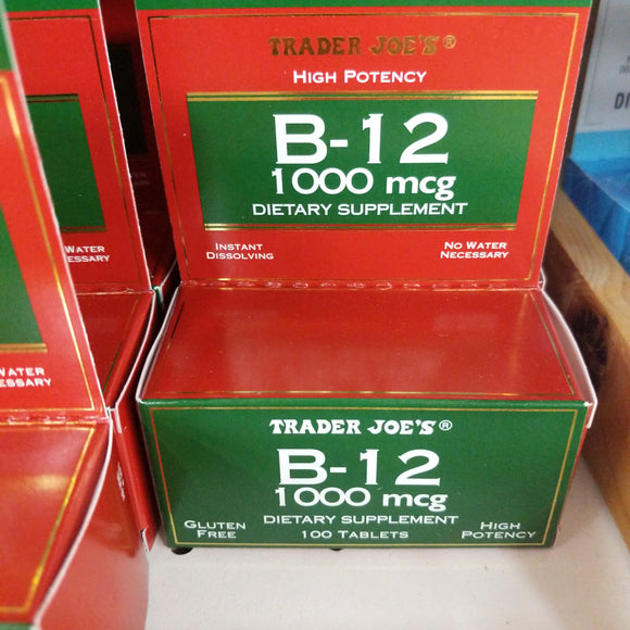 Trader Joe's B-12 1000 MCG Dietary Supplement