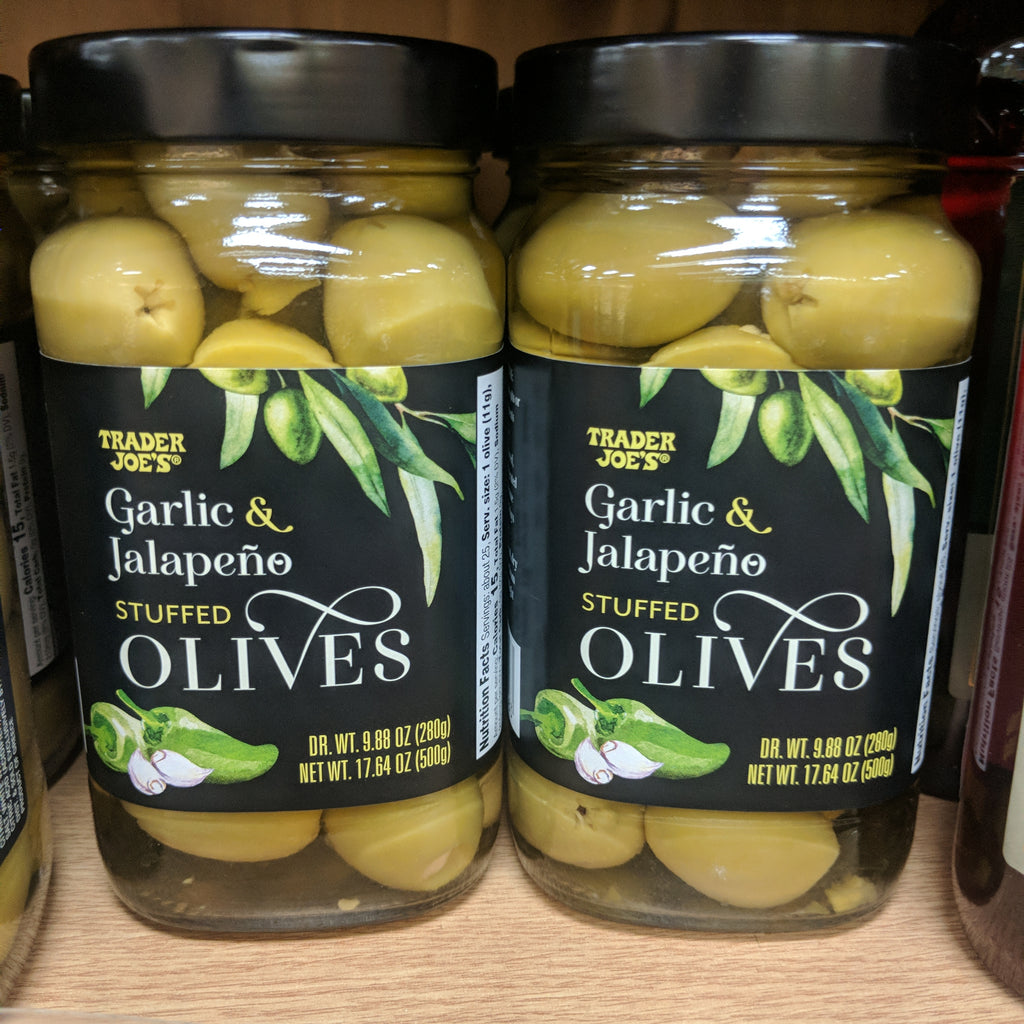 Trader Joe's Garlic and Jalapeno Stuffed Olives We'll Get The Food