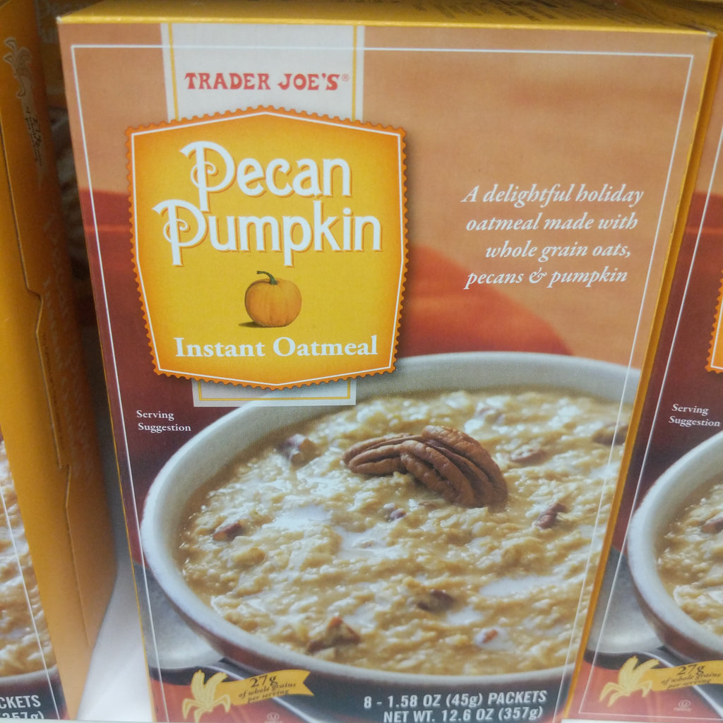 Trader Joe's Pumpkin Pecan Instant Oatmeal We'll Get The Food