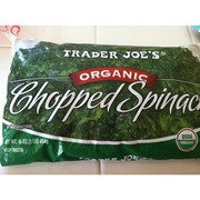 Trader Joe's Organic Chopped Spinach (Frozen)
