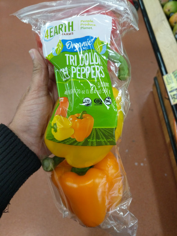 Trader Joe's Organic Tricolored Bell Peppers