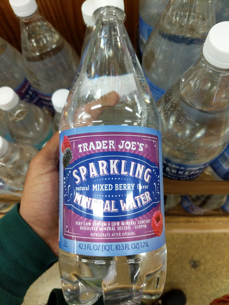 Trader Joe's Sparkling Mineral Water (Mixed Berry) We'll Get The Food