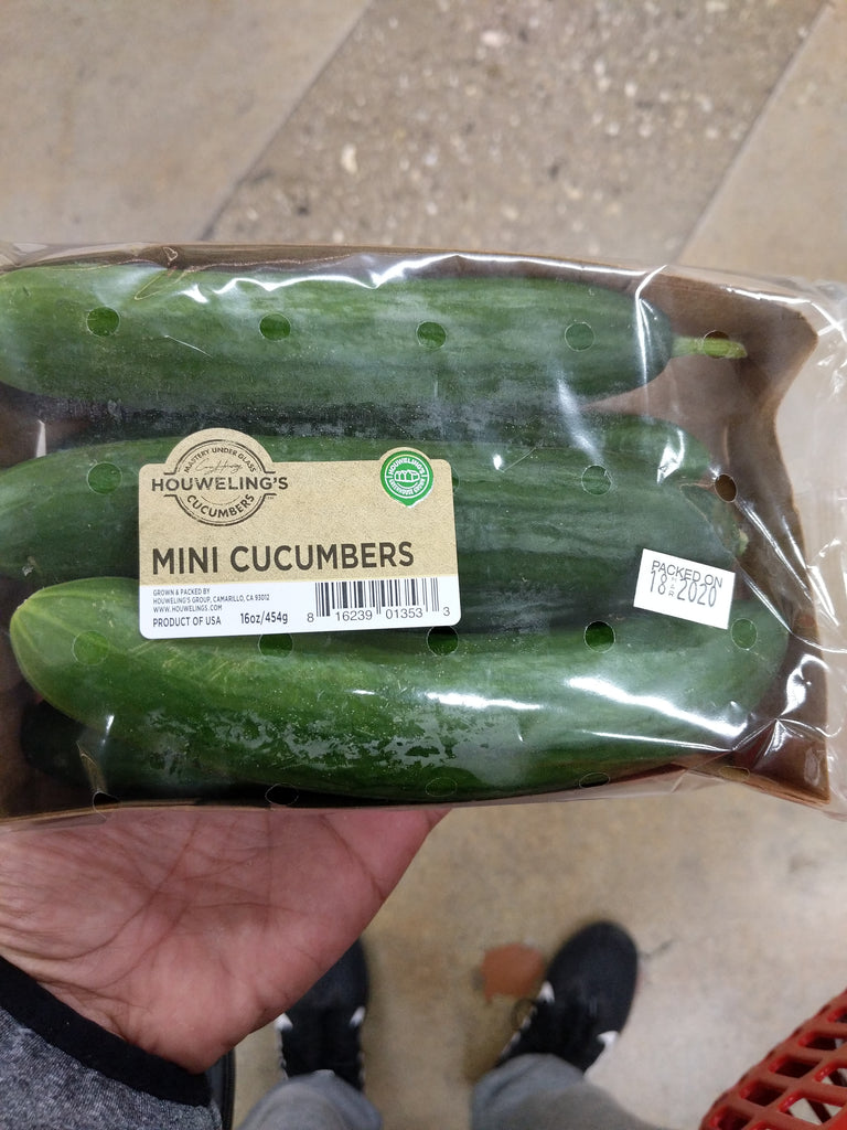1 pound Organic Mini Persian Cucumbers - Mike's Organic