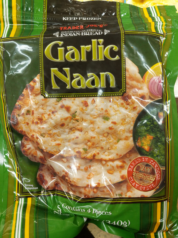 Trader Joe's Tandoori Garlic Naan (Frozen)