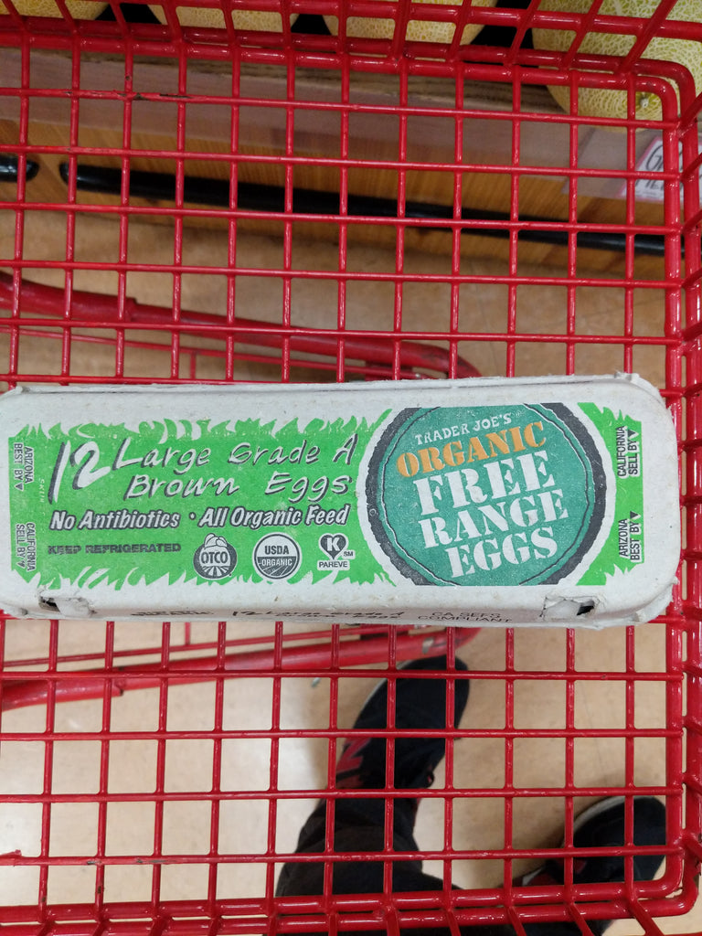 Trader Joe's Organic Large Brown Grade A Eggs (One Dozen) We'll Get