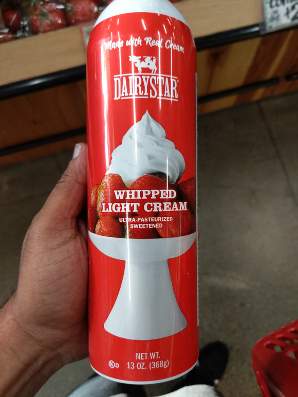 Rock View Whipped Light Cream (Ultra Pasteurized, Sweetened)