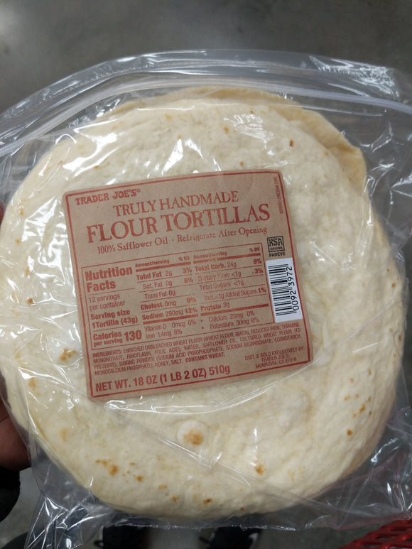 Trader Joe's Handmade Flour Tortillas (12 Count)