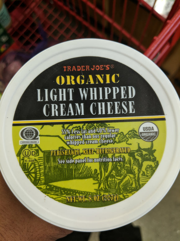 Trader Joe's Organic Lite Whipped Cream Cheese