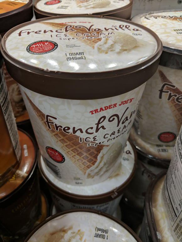 Trader Joe's Super Premium French Vanilla Ice Cream (Quart)
