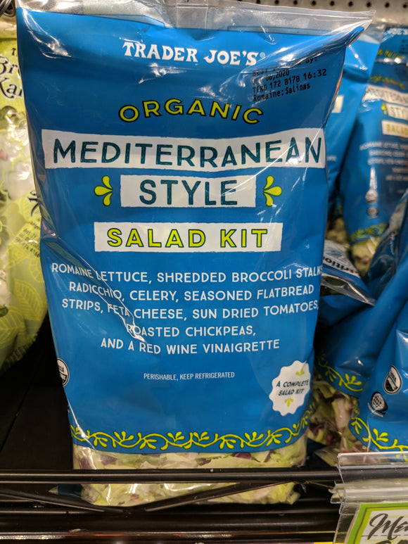 Trader Joe's Organic Mediterranean Salad Kit