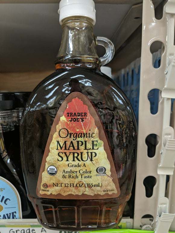 Trader Joe's Organic Maple Syrup (Amber Color)