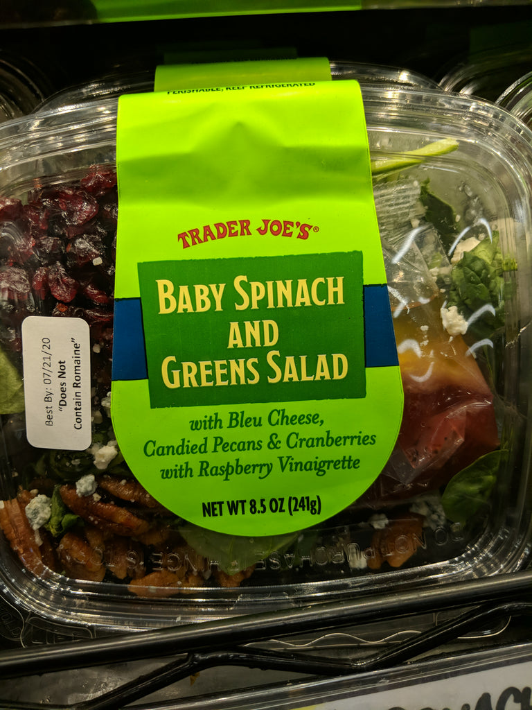 Trader Joe's Baby Spinach and Greens Salad We'll Get The Food