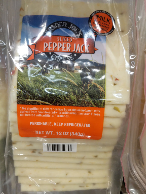 Trader Joe's Sliced Pepper Jack Cheese (w/ Jalapeno)
