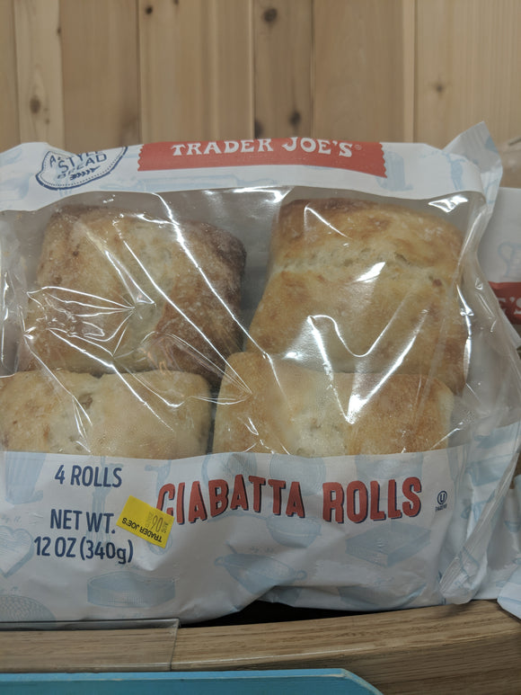 Trader Joe's Ciabatta Rolls (4 pack)