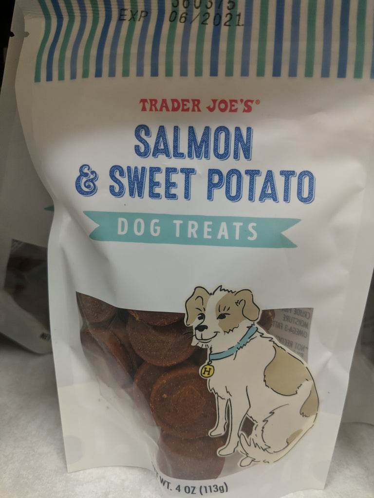 Salmon and sweet sales potato dog treats