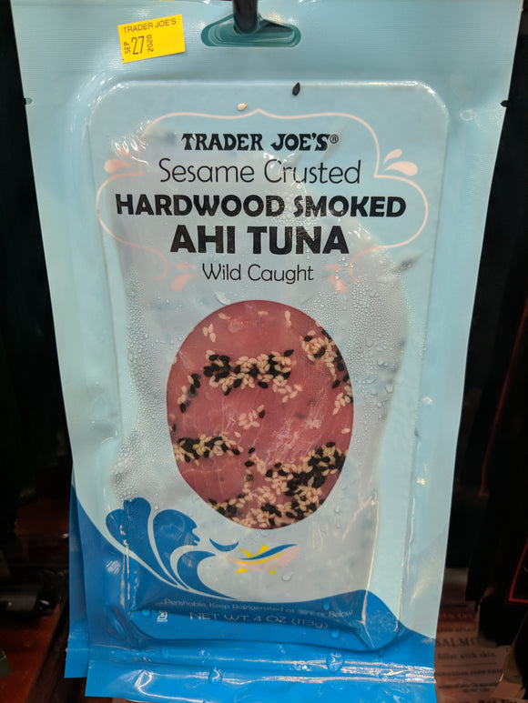Trader Joe's Sesame Crusted Hardwood Smoked Ahi Tuna (Wild Caught)