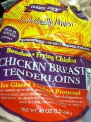 Trader Joe's Chicken Breast Tenderloins (Individually Frozen)