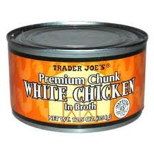 Trader Joe's Premium Chunk White Chicken (in Broth)