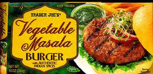 Trader Joe's Vegetable Masala Burger (With Authentic Indian Spices) (4 Count) (Frozen)