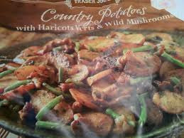 Trader Joe's Country Potatoes (w/Haricots Verts and Wild Mushrooms, Frozen)