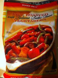 Trader Joe's Fire Roasted Vegetables (w/ Balsamic Butter Sauce, Frozen)