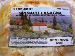 Trader Joe's Spinach Lasagna (Frozen)