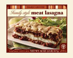 Trader Joe's Family Style Meat Lasagna (Frozen)