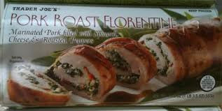 Trader Joe's Pork Roast Florentine (Filled with Spinach, Cheese, and Peppers) (Frozen)