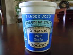 Trader Joe's Organic European Style Nonfat Yogurt (Plain)
