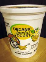 Trader Joe's Organic Lowfat Yogurt (Banana)