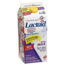 Trader Joe's Lactaid Milk Plus Calcium (Fat Free)