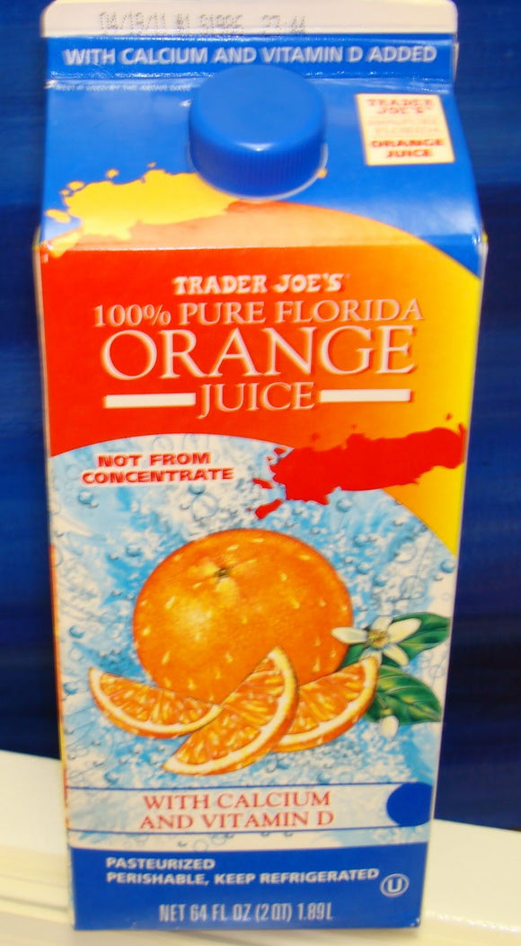 Trader Joe's 100% Pure Florida Orange Juice (w/ Calcium and Vitamin D)