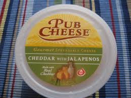 Pub Cheese (Cheddar w/ Jalepenos)