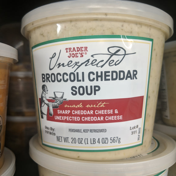 Trader Joe's Unexpected Broccoli Cheddar Soup (Refrigerated)