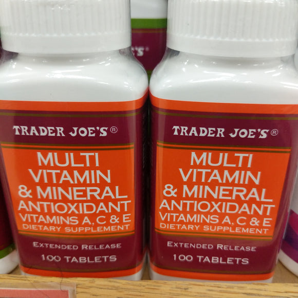 Trader Joe's Multi Vitamin and Mineral Antioxidant