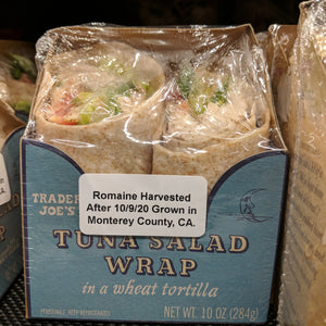 Trader Joe's Tuna Salad Wrap