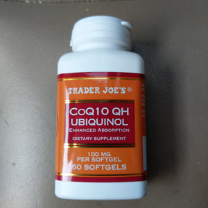Trader Joe's CoQ10 QH Ubiquinol Dietary Supplement