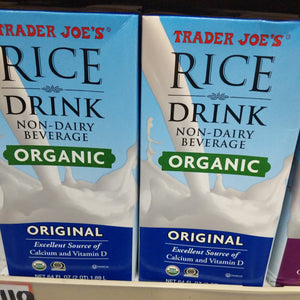 Trader Joe's Organic Rice Drink (Unsweetened, Original)