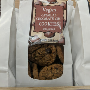 Trader Joe's Vegan Oatmeal Chocolate Chip Cookies (Olympia Bake Shop)