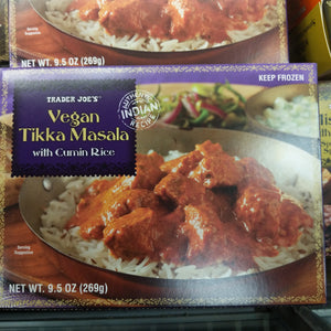 Trader Joe's Vegan Tikka Masala (with Cumin Rice)