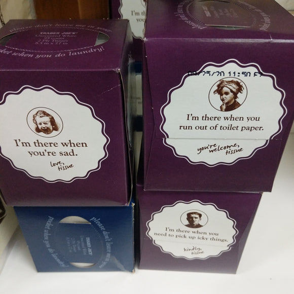 Trader Joe's I'm There When You're Sad Facial Tissue