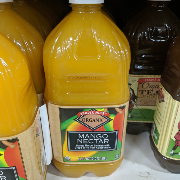 Trader Joe's Organic Mango Nectar (16 oz.)