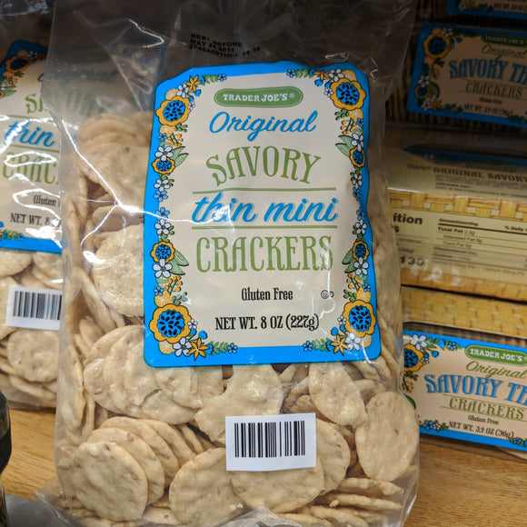 Trader Joe's Original Savory Thin Mini Rice Crackers (Gluten Free)